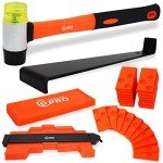 Laminated Floor Installation Kit with Heavy-Duty Hammer