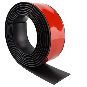 Self-Adhesive Vinyl Floor Transition Strip - Black