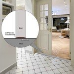 Self-Adhesive Vinyl Floor Transition Strip - Black