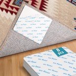 Non-Slip Rug Pad Grippers - 8 Pack
