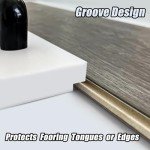 Vinyl Plank Flooring Tapping Block with Handle