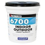 ROBERTS 6700-1 Indoor/Outdoor Carpet Adhesive, 1 Gallon