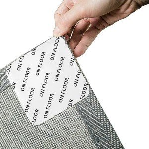 12 PCS Double-Sided Rug Grippers for Hard Floors