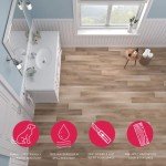 Lucida Surfaces Peel and Stick Vinyl Flooring Tiles