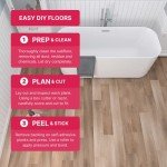 Lucida Surfaces Peel and Stick Vinyl Flooring Tiles