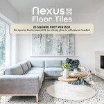Nexus Peel and Stick Vinyl Floor Tiles - Mosaic