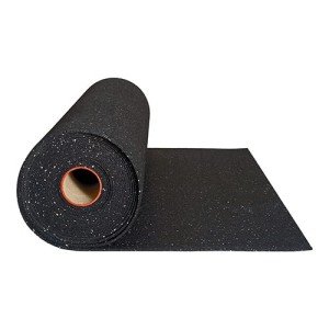 Reclaimed Rubber Underlayment Roll for Sound Control