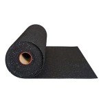 Reclaimed Rubber Underlayment Roll for Sound Control
