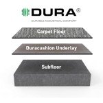 Duracushion™ Premium Carpet Underlayment - 6mm, 54 Sq.ft