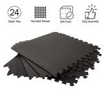 EVA Foam Interlocking Mat Tiles 24-Pack