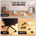 Natural Woodgrain EVA Foam Floor Tiles - 6-Pack