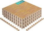 Yes4All Oak Wood Interlocking Foam Floor Tiles