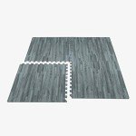 Wood Grain Foam Floor Mats, 9.5mm Thick, 30.3m²