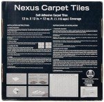 Achim Smoke Tile Flooring, 12 Count Pack