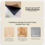 Achim Smoke Tile Flooring, 12 Count Pack