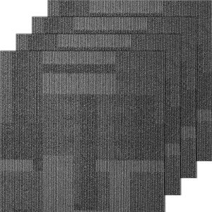VEVOR Reusable Foam Carpet Tiles - 24-Pack, Gray Mix