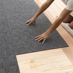 Mohawk Home 24" Grey Peel and Stick Carpet Tiles