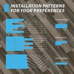 Art3d 36-Pack Vinyl Peel and Stick Floor Tiles