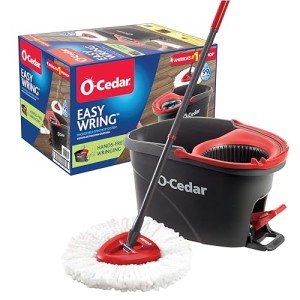 ROKOO Easy Wring Spin Mop and Bucket
