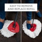 ROKOO Easy Wring Spin Mop and Bucket