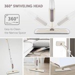 HOMTOYOU Spray Mop with Refillable Bottle & Pads