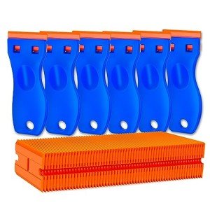 Plastic Scraper Blades, 6 Pack for Cleaning