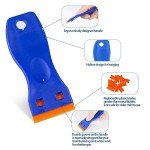 Plastic Scraper Blades, 6 Pack for Cleaning