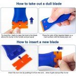 Plastic Scraper Blades, 6 Pack for Cleaning