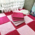 12pcs Soft EVA Foam Tiled Puzzle Play Mats