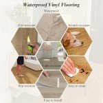 Peel & Stick Luxury Vinyl Floor Tiles, 36-Pack