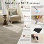 Peel & Stick Luxury Vinyl Floor Tiles, 36-Pack