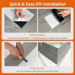 Mysflosy Self-Adhesive Luxury Vinyl Floor Tiles
