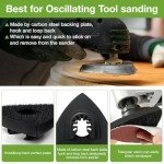 58-Piece Sanding Pads Kit for Wood & Plaster