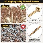 Dreyoo Squeaky Floor Repair Kit for Wood Floors