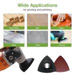58-Piece Sanding Pads Kit for Wood & Plaster