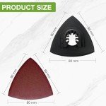 58-Piece Sanding Pads Kit for Wood & Plaster