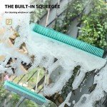 Rubber Broom and Carpet Rake for Pet Hair