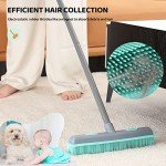 Rubber Broom and Carpet Rake for Pet Hair