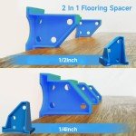 40PCS 2-in-1 Flooring Spacers for Easy Installation