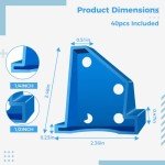 40PCS 2-in-1 Flooring Spacers for Easy Installation