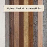 Medium Oak Vinyl Plank Flooring - 10 Planks