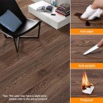 Biyoee Peel and Stick Vinyl Floor Tiles 12-Pack