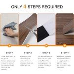 Biyoee Peel and Stick Vinyl Floor Tiles 12-Pack