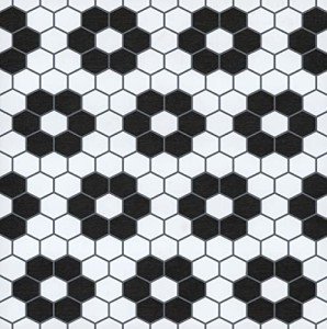 Biscotto Peel & Stick Floor Tiles in Black