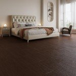 Brown Stone Peel and Stick Vinyl Floor Tiles