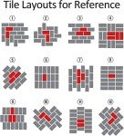 Vinyl Peel and Stick Flooring White Wood Tiles