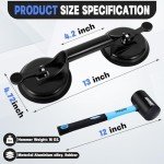 Floor Gap Fixer Tool Set with Suction Cup