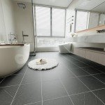 20 Peel and Stick Vinyl Floor Tiles - Dark Grey