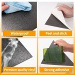 30-Pack Peel and Stick Vinyl Floor Tiles