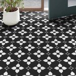MORCART 20 Peel and Stick Vinyl Floor Tiles